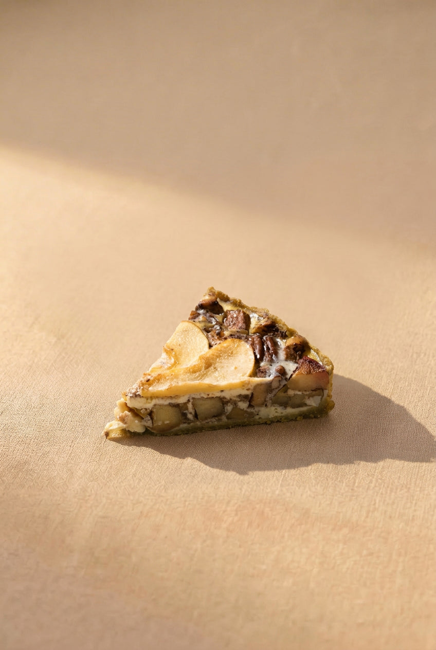 Porción de La Tatin de Manzana (quiche de KISH&GO)